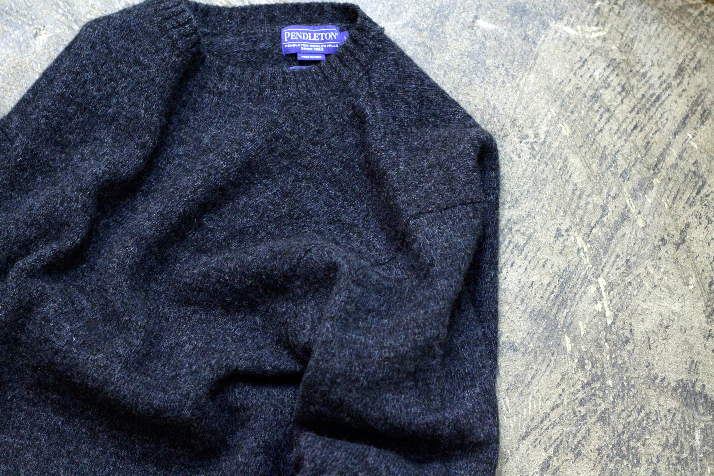 PENDLETON / Shetland Crew Sweater 