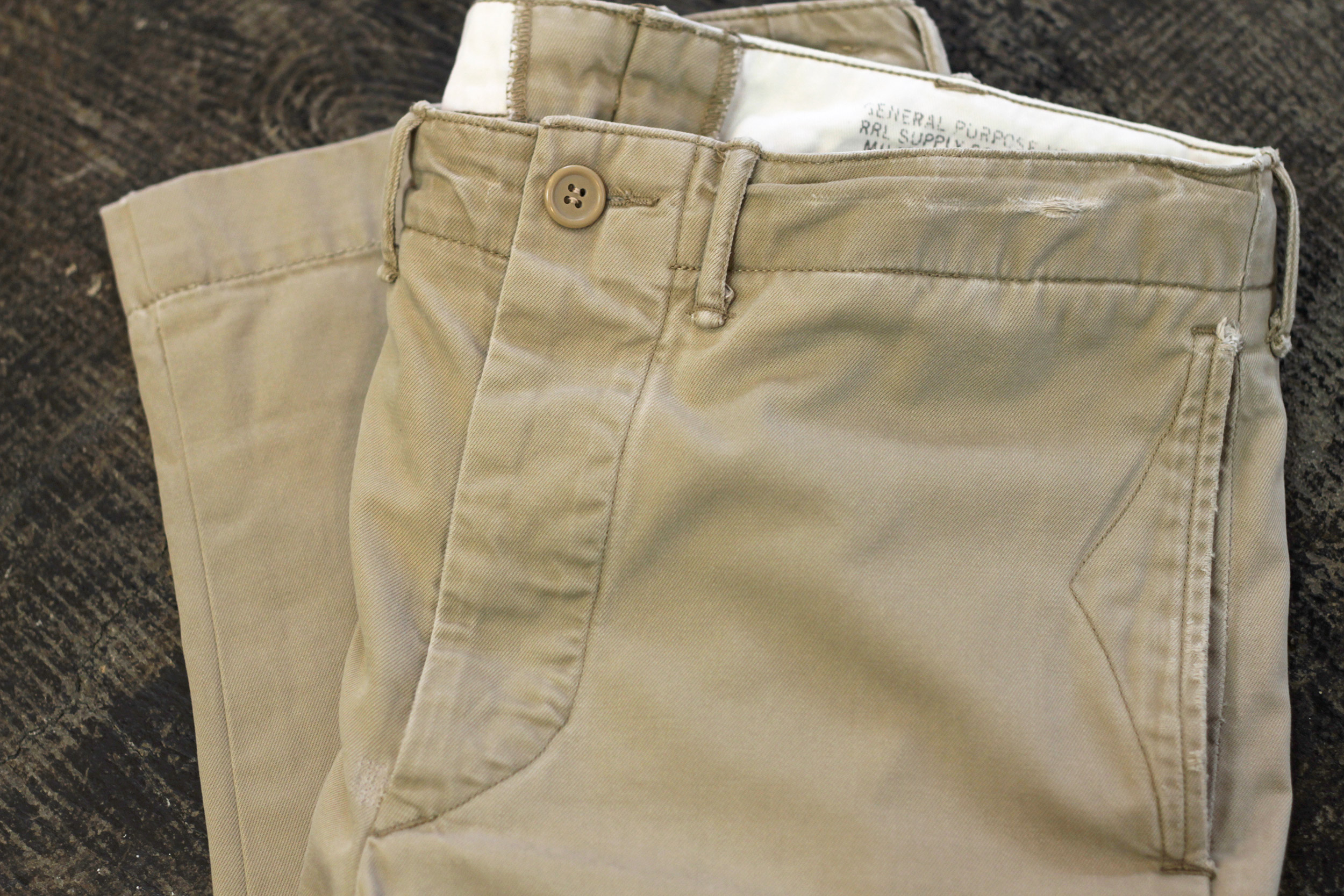RRL / Military Officer's Field Chino | NICE des Clothing - blog -
