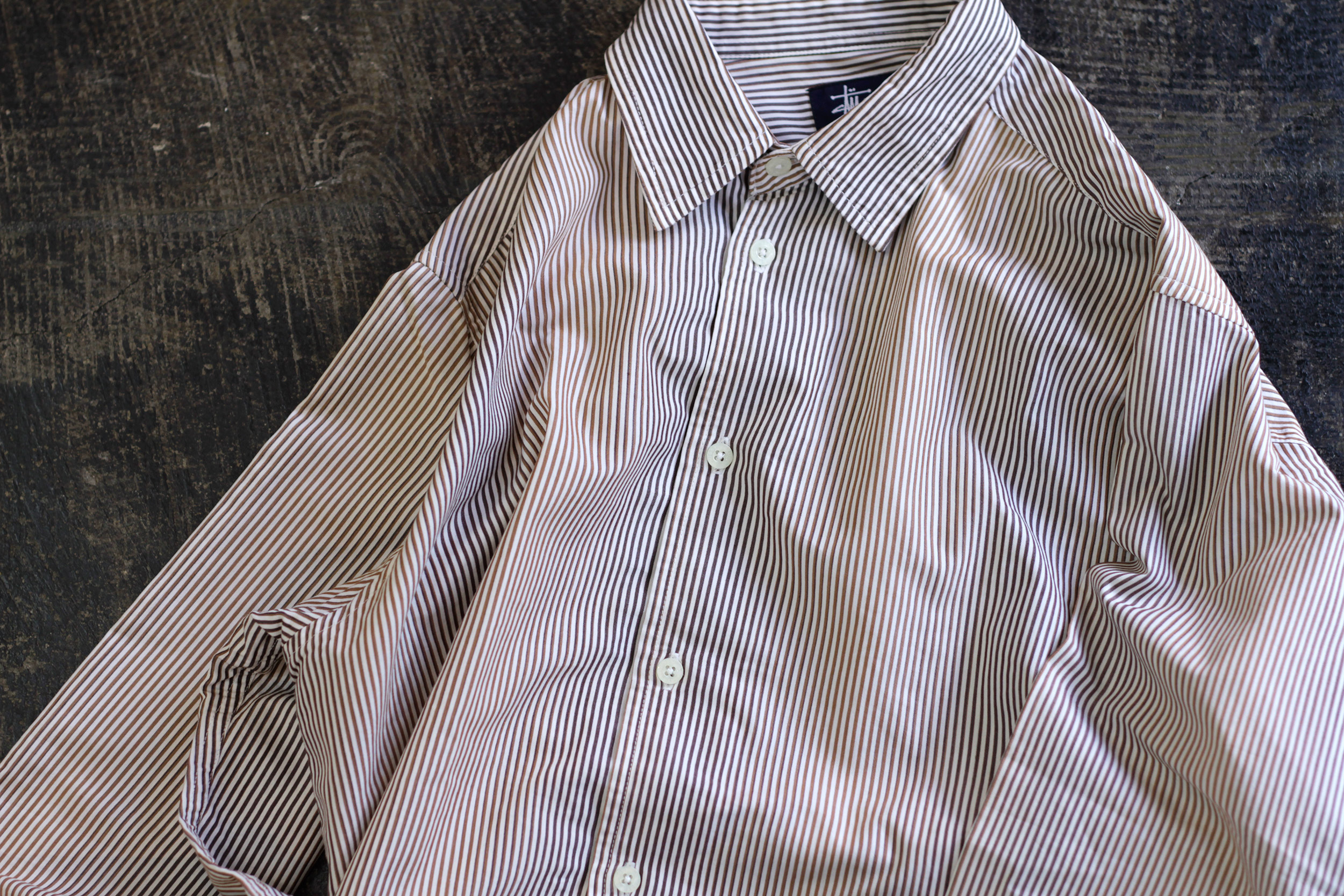 OLD STUSSY / 90's Gradation Stripe Shirt | NICE des Clothing - blog -