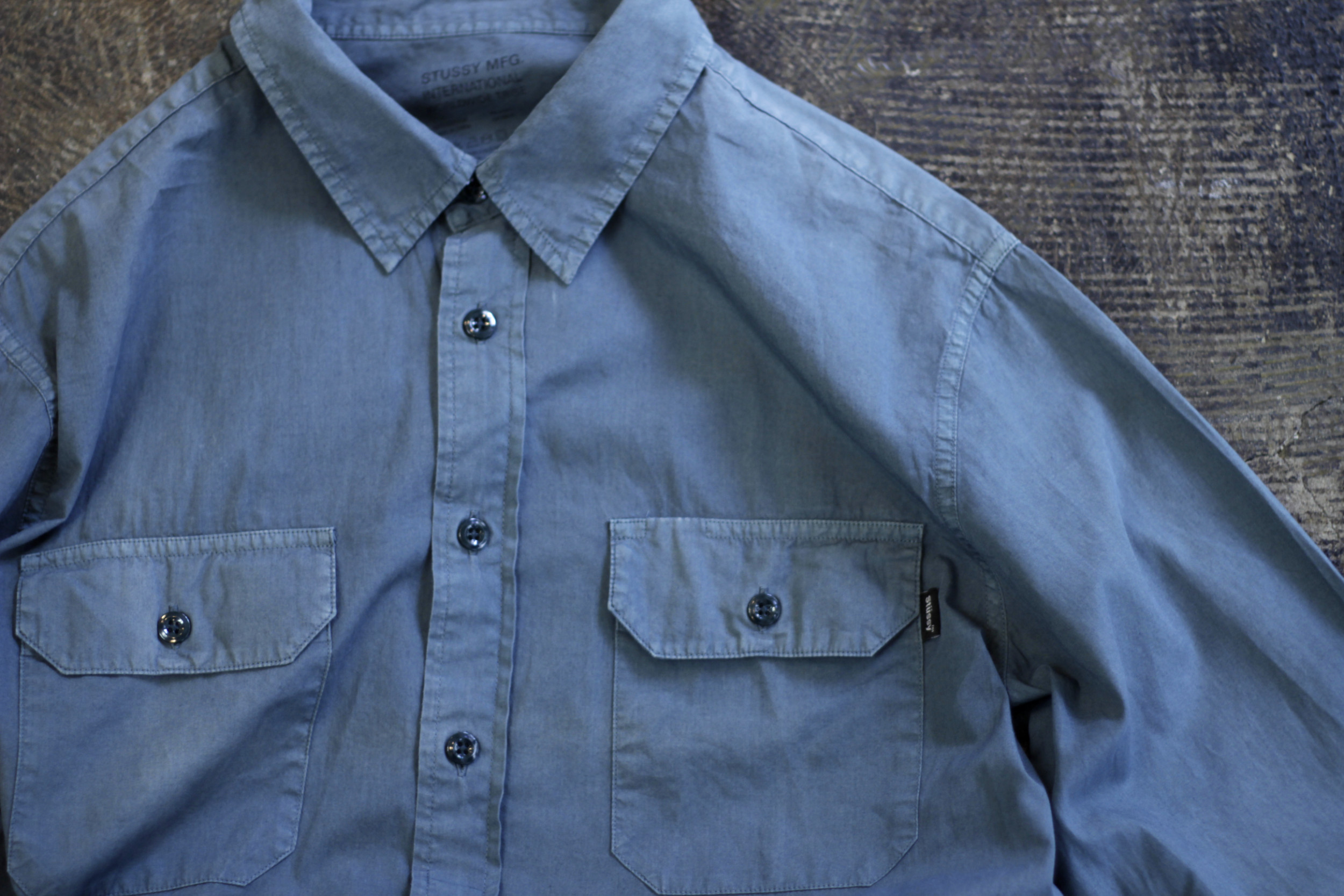 STUSSY MFG / Pigment Dye Work Shirt | NICE des Clothing - blog -