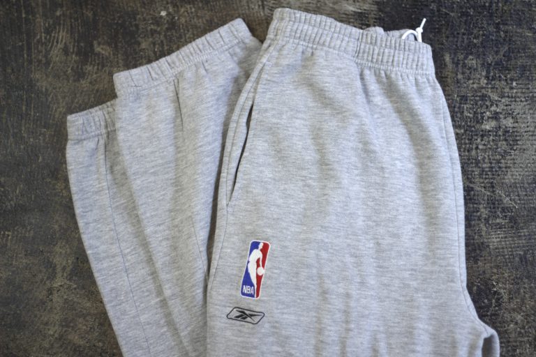 Reebok × NBA Embroidary Logo Sweat Pants