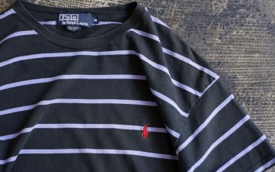 POLO by Ralph Lauren 90’s Embroidery PONY Border T-Shirts