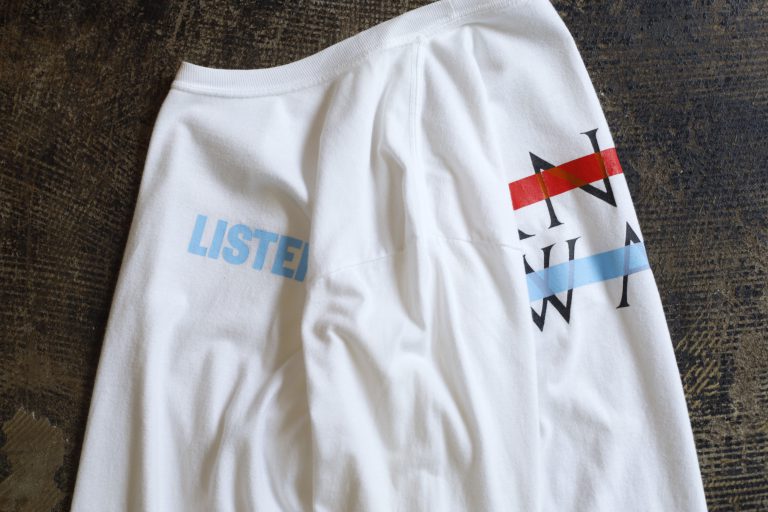 KNOW WAVE L/S LISTEN T-SHIRTS