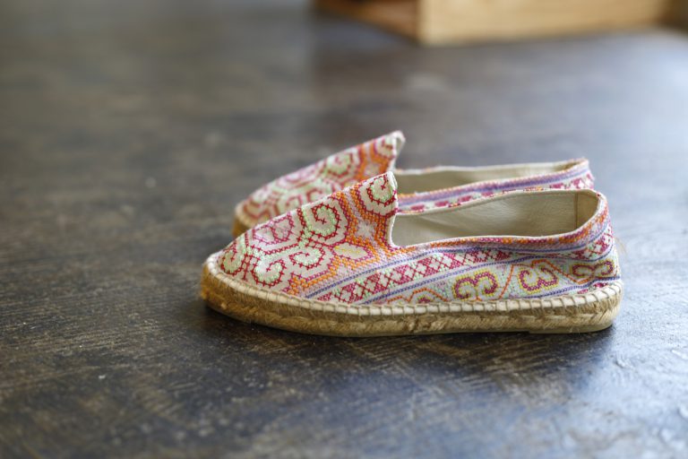 Manebí Cross Stitch Embroidery Espadrille