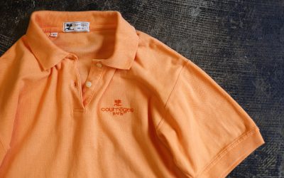 Courrèges Old Embroidery Logo Polo Shirts