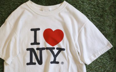 Souvenir Crew Neck T-Shirts “I LOVE NY”