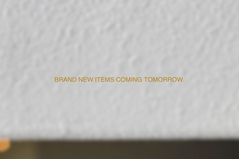 New Items Coming Tomorrow.