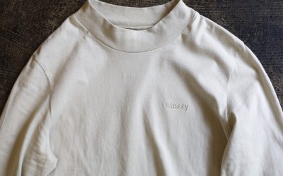 STUSSY Embroidery Logo Hi Neck Top