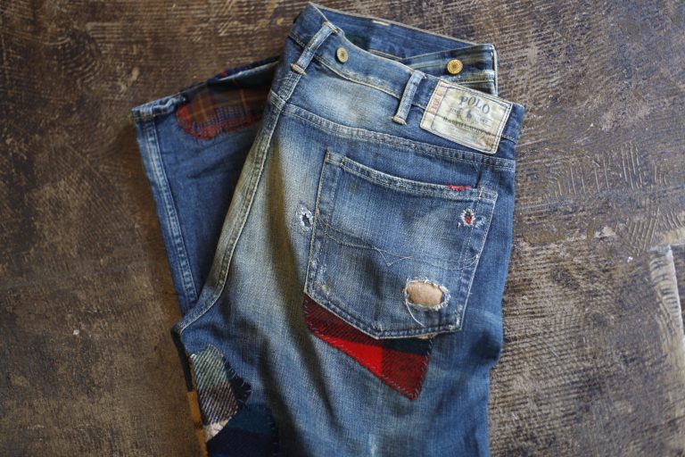 POLO by Ralph Lauren OLD Hand-Stitch Patchwork Denim