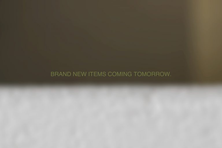 New Items Coming Tomorrow.