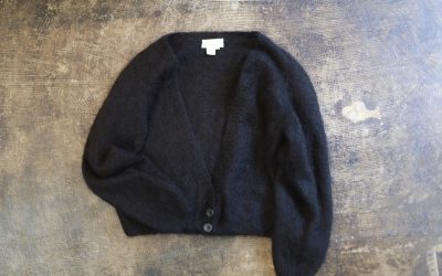 Vintage Mohair Hand-Knit Cardigan