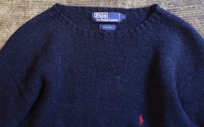 POLO by Ralph Lauren 90’s Embroidery Pony Wool Sweater