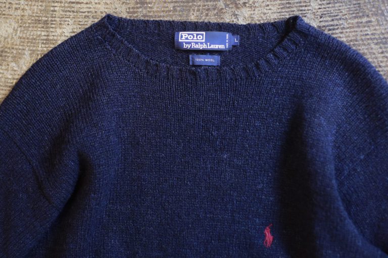 POLO by Ralph Lauren 90’s Embroidery Pony Wool Sweater