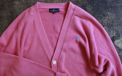 POLO by Ralph Lauren Old 90’s Embroidery PONY Cotton Cardigan