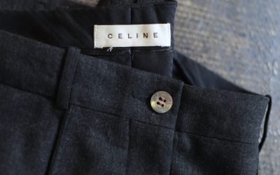 OLD CELINE Center Press Flare Slacks